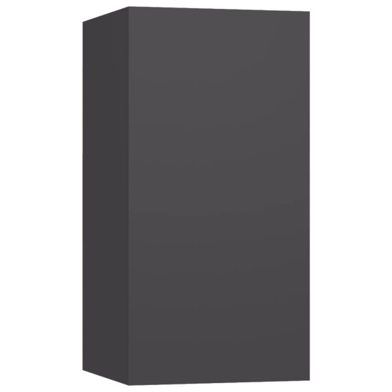 vidaXL TV skrinky 2 ks, sivé 30,5x30x60 cm, kompozitné drevo
