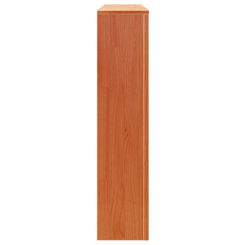 vidaXL Kryt na radiátor voskový hnedý 108,5x19x84 cm masívna borovica