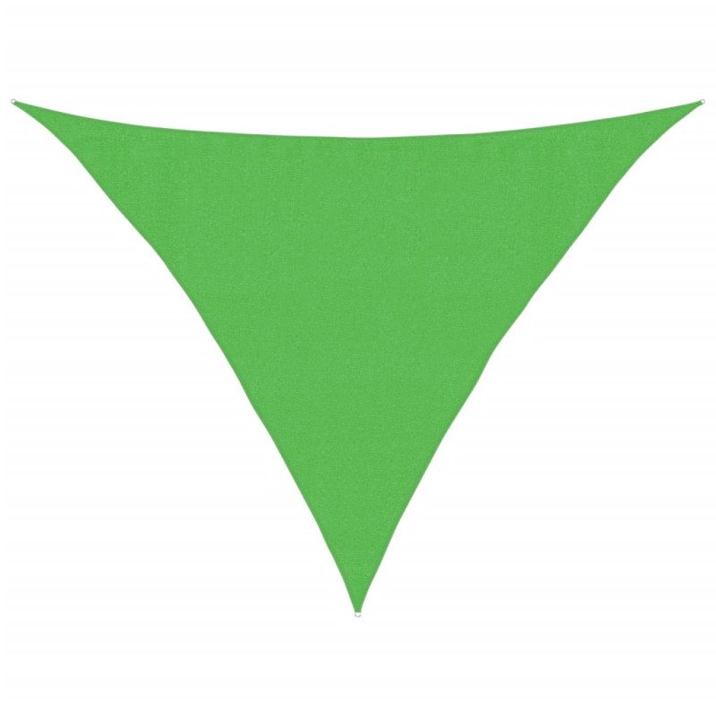 vidaXL Tieniaca plachta 160 g/m² bledozelená 3,5x3,5x4,9 m HDPE