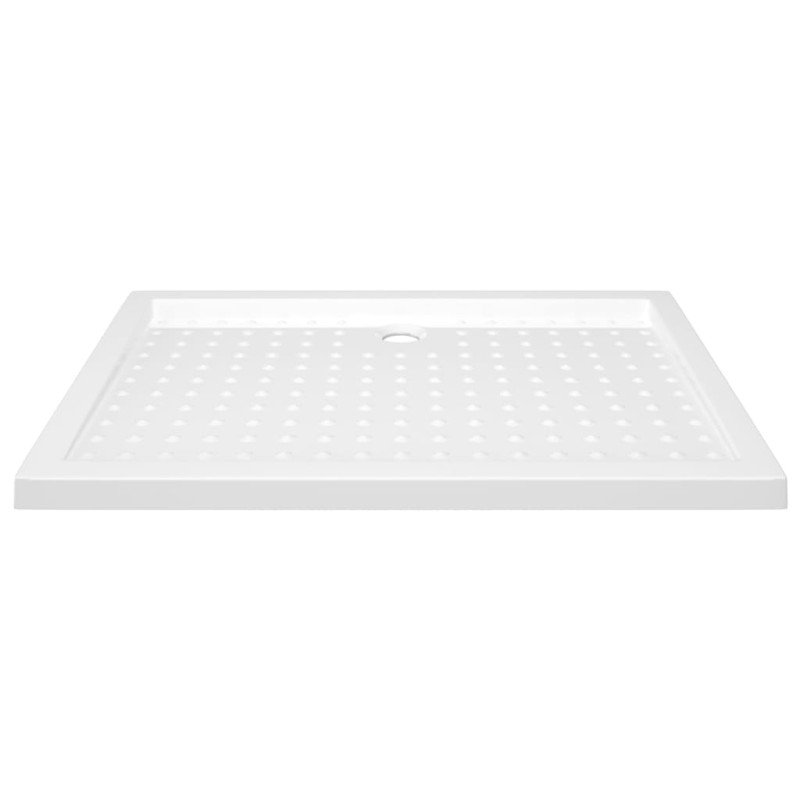 vidaXL Sprchová vanička s protišmykovými výbežkami biela 70x100x4 cm ABS