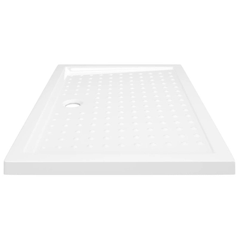 vidaXL Sprchová vanička s protišmykovými výbežkami biela 70x100x4 cm ABS