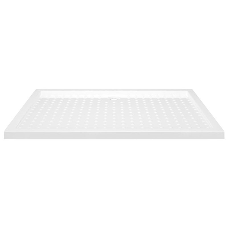 vidaXL Sprchová vanička s protišmykovými výbežkami biela 80x120x4 cm ABS