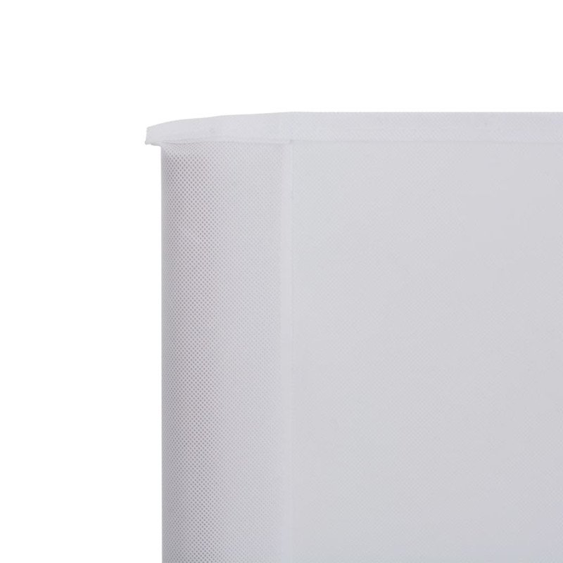 vidaXL 5-panelová zábrana proti vetru látková 600x120 cm piesková a biela 
