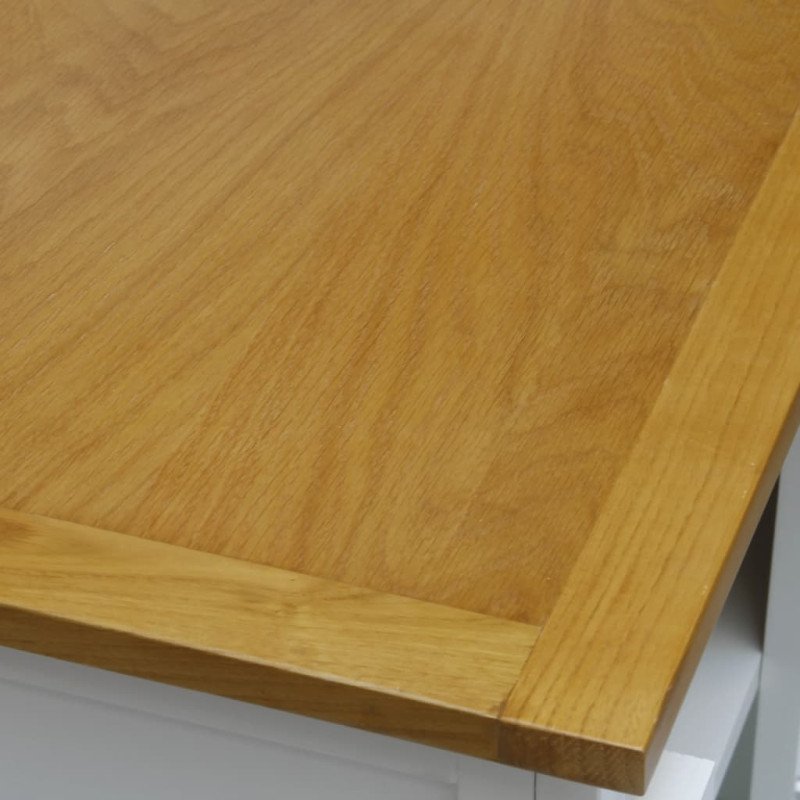 vidaXL Skrinka 70x35x75 cm, dubový masív