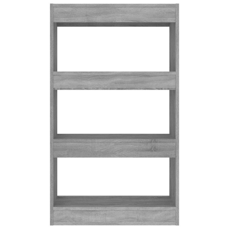 vidaXL Knižnica/deliaca stena sivý dub sonoma 60x30x103cm drevotrieska