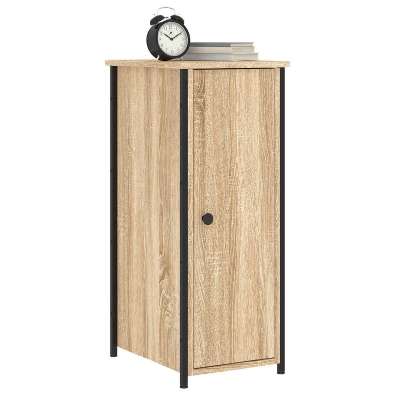 vidaXL Nočné stolíky 2 ks dub sonoma 32x42x80 cm kompozitné drevo