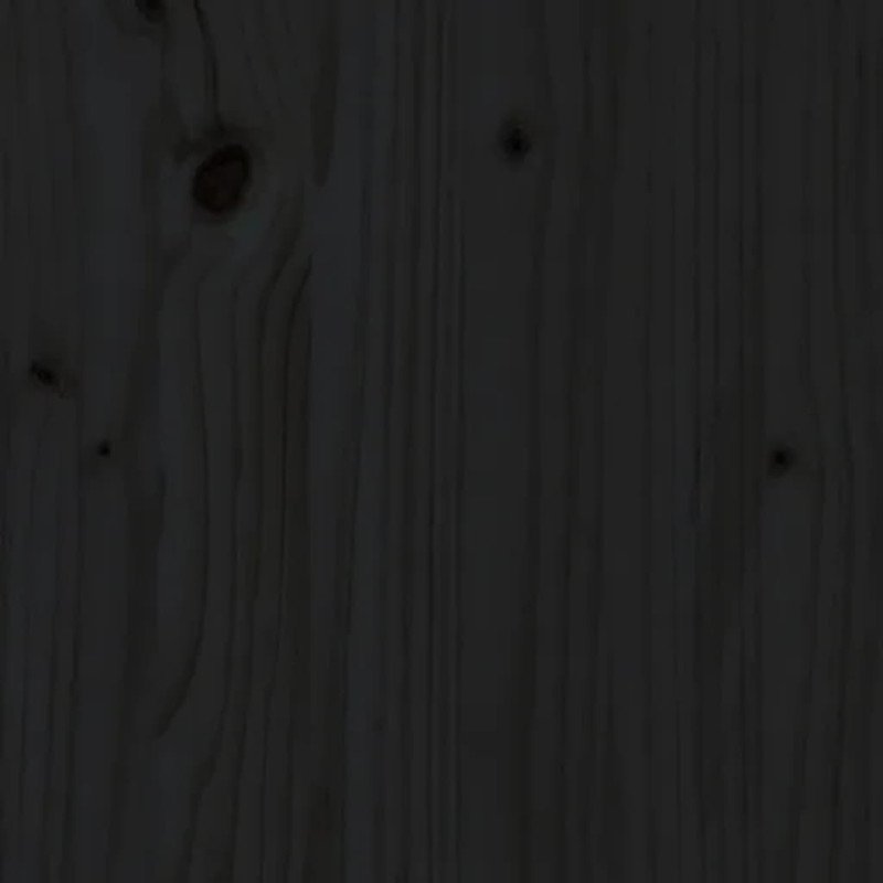 vidaXL Konferenčný stolík čierny 102x49x55 cm borovicový masív