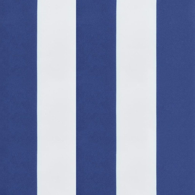 vidaXL Podložky na stoličku 2 ks modro-biele pruhy 50x50x3 cm látka