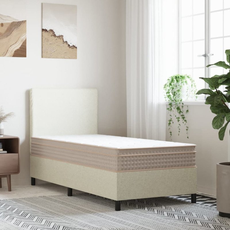 vidaXL Taštičkový pružinový matrac stredne tvrdý plus 90x190cm 1-lôžko