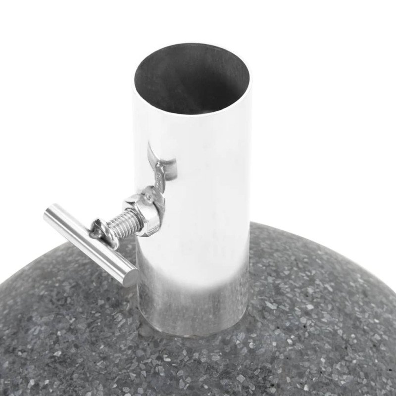 Esschert Design Stojan na slnečník 11,5 kg čierny S