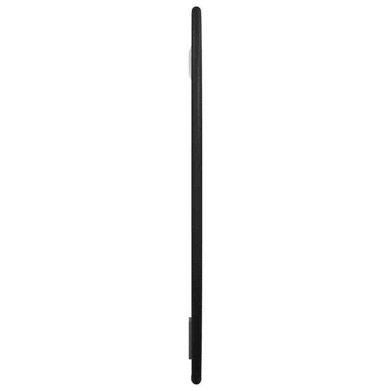 vidaXL Nástenné zrkadlo čierne Ø 30 cm okrúhle