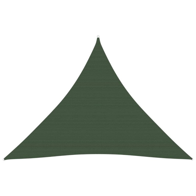 vidaXL Tieniaca plachta 160 g/m² tmavozelená 5x5x5 m HDPE