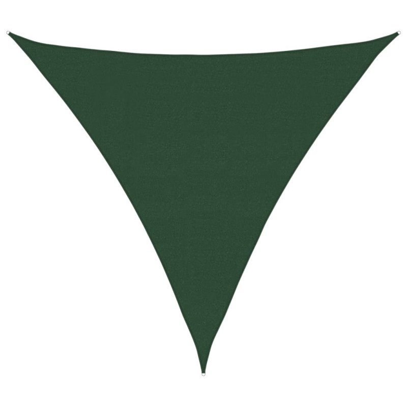 vidaXL Tieniaca plachta 160 g/m² tmavozelená 5x5x5 m HDPE