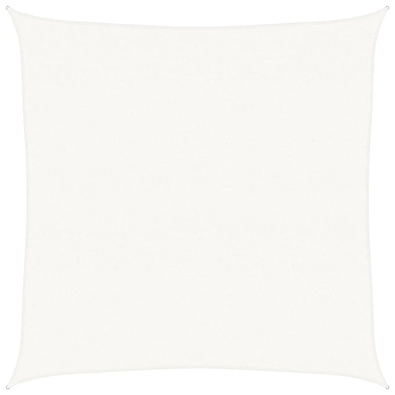 vidaXL Tieniaca plachta 160 g/m², biela 4,5x4,5 m, HDPE
