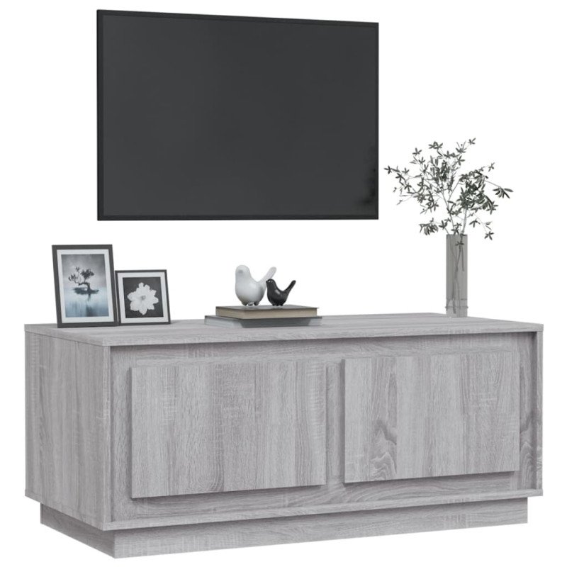 vidaXL Konferenčný stolík sivý sonoma 102x50x44 spracované drevo
