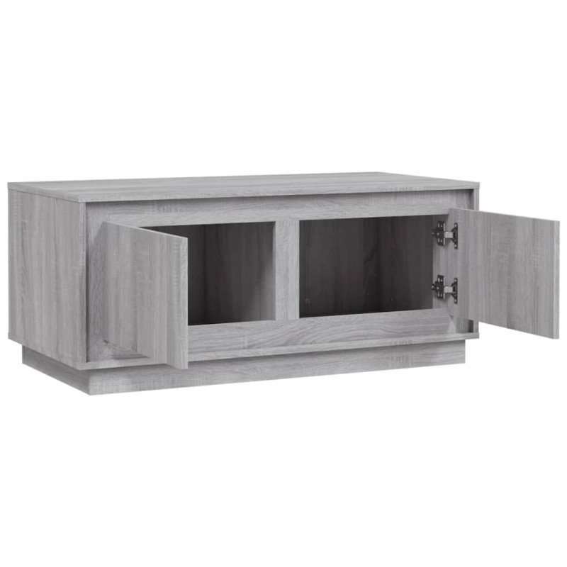 vidaXL Konferenčný stolík sivý sonoma 102x50x44 spracované drevo