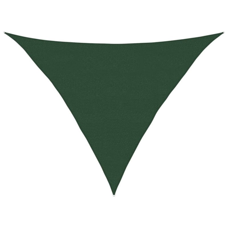 vidaXL Tieniaca plachta 160 g/m² tmavozelená 5x5x6 m HDPE