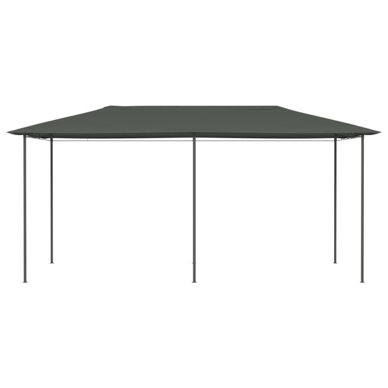 vidaXL Altánok 3x6x2,6 m antracitový 160 g/m²