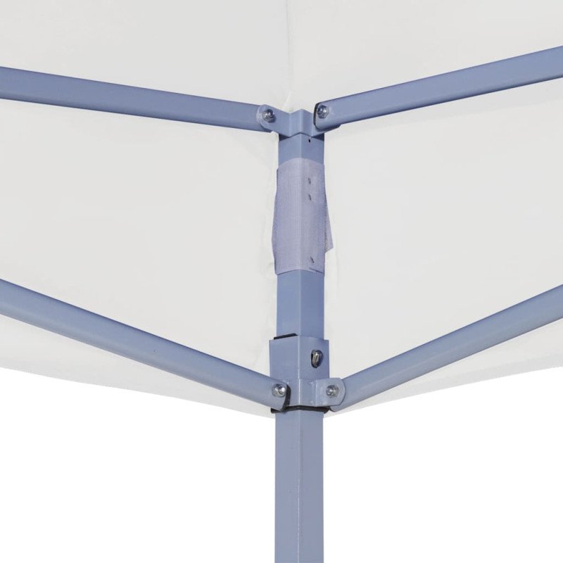 vidaXL Strecha na párty stan 4,5x3 m, biela 270 g/m²