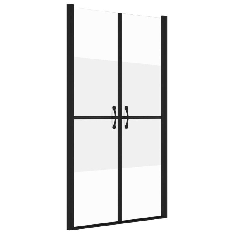 vidaXL Sprchové dvere polo-mliečne ESG (78-81)x190 cm