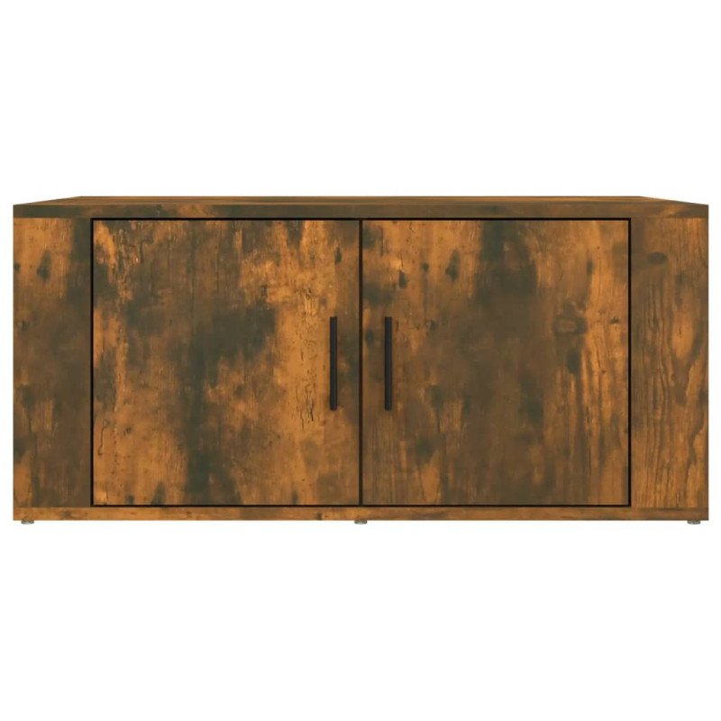 vidaXL Konferenčný stolík dymový dub 80x50x36 cm spracované drevo