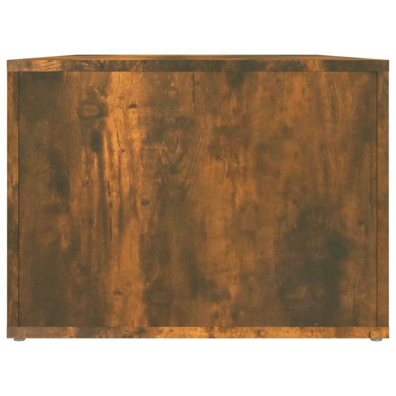 vidaXL Konferenčný stolík dymový dub 80x50x36 cm spracované drevo