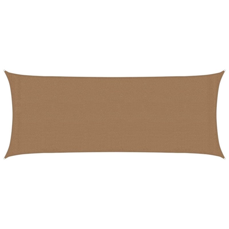 vidaXL Tieniaca plachta 160 g/m² sivohnedá 2x4,5 m HDPE