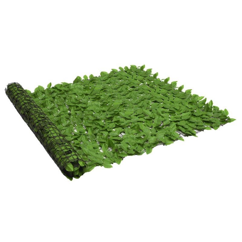 vidaXL Balkónová markíza so zelenými listami 500x150 cm