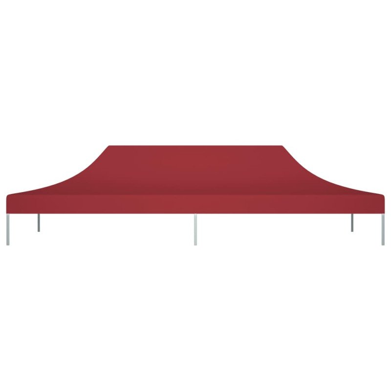 vidaXL Strecha na párty stan 6x3 m, vínová 270 g/m²