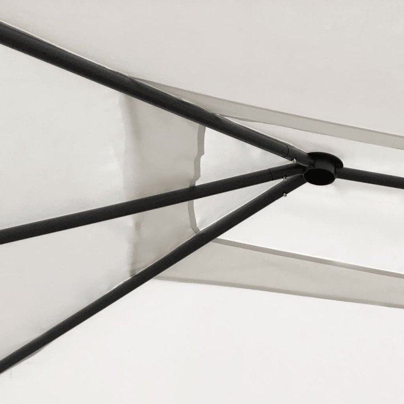 vidaXL Altánok 3x6x2,6 m krémový 160 g/m²
