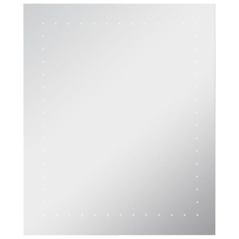 vidaXL Kúpeľňové nástenné zrkadlo s LED osvetlením 50x60 cm