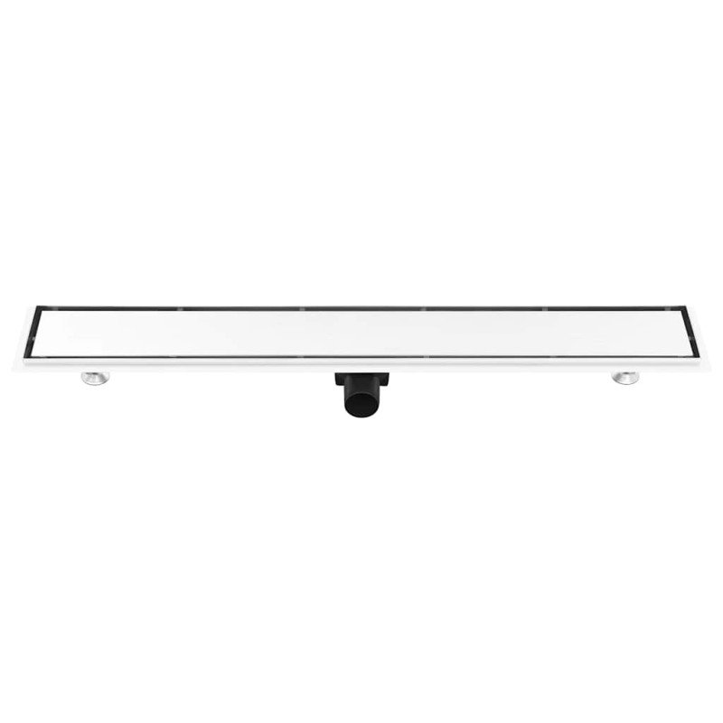 vidaXL Sprchový odtok s krytom 2 v 1 93x14 cm nehrdzavejúca oceľ