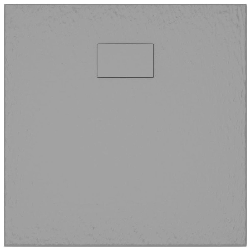 vidaXL Sprchová vanička SMC sivá 90x90 cm
