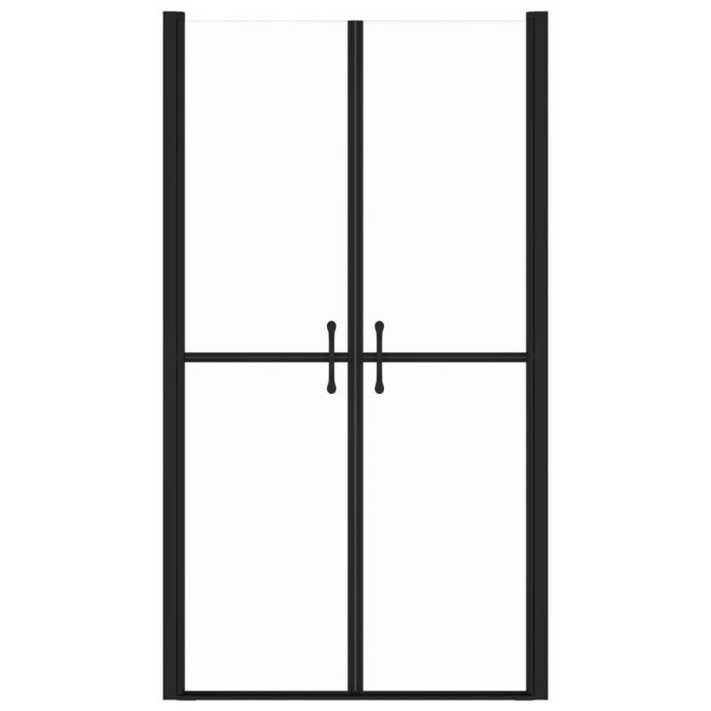 vidaXL Sprchové dvere priehľadné ESG (73-76)x190 cm