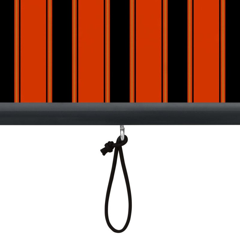 vidaXL Vonkajšia zatemňovacia roleta 80x250 cm oranžová a hnedá