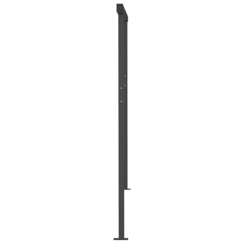 vidaXL Automatická markíza, LED a senzor vetra 4x3 m, krémová
