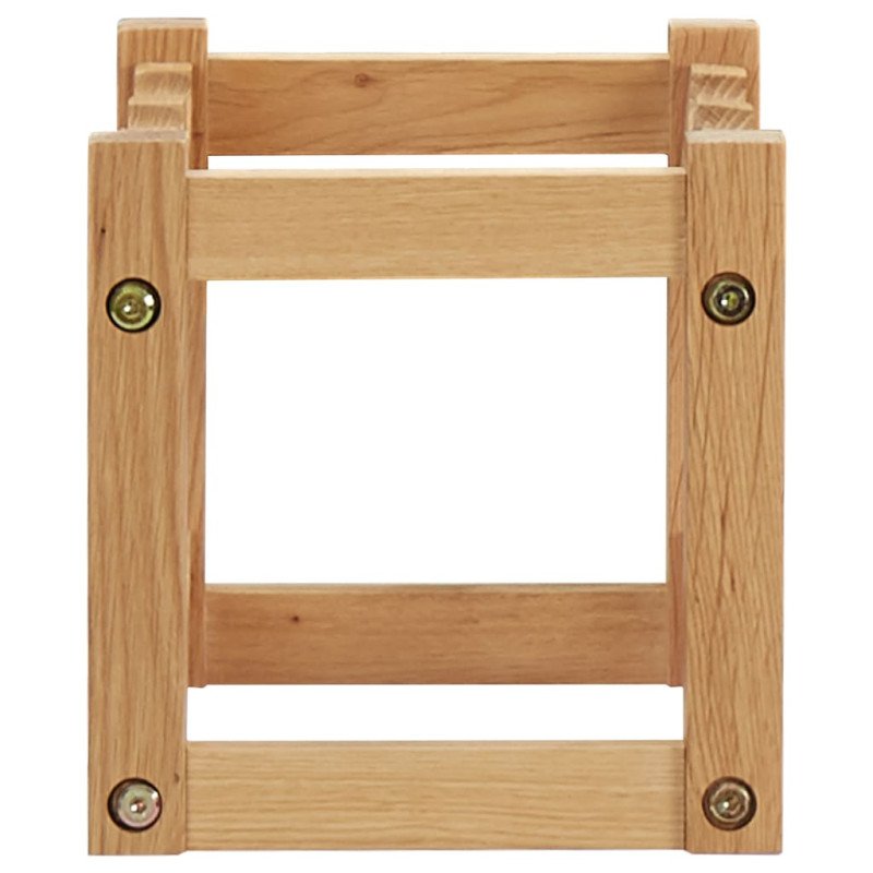 vidaXL Stojan na víno pre 6 fliaš 37x21x21 cm masívne dubové drevo