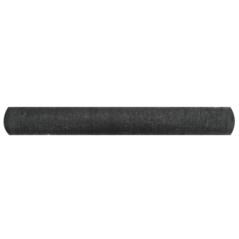 vidaXL Tieniaca sieť HDPE 1x25 m čierna