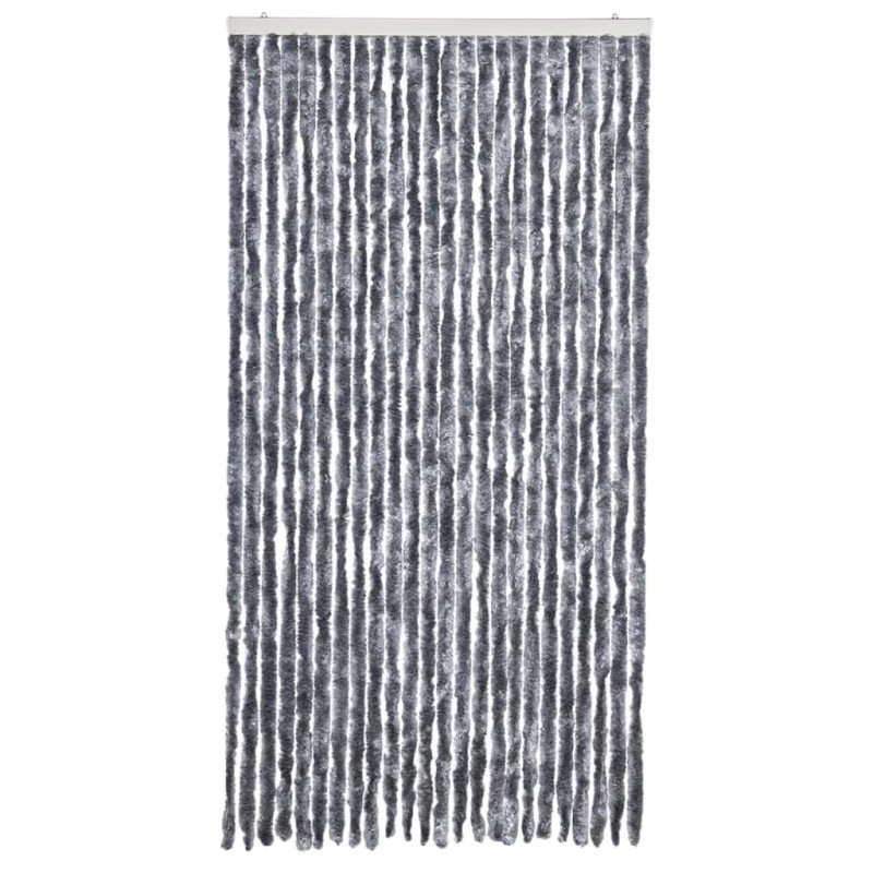 vidaXL Záves proti hmyzu, strieborný 100x220 cm, ženilka