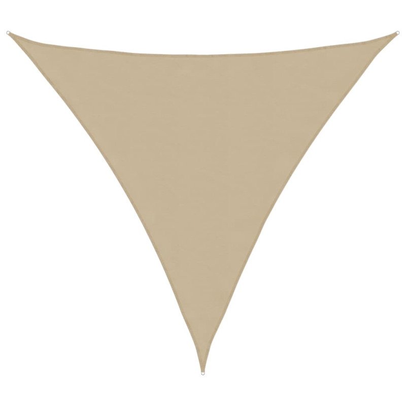 vidaXL Tieniaca plachta, oxford, trojuholníková 3,6x3,6x3,6 m, béžová 