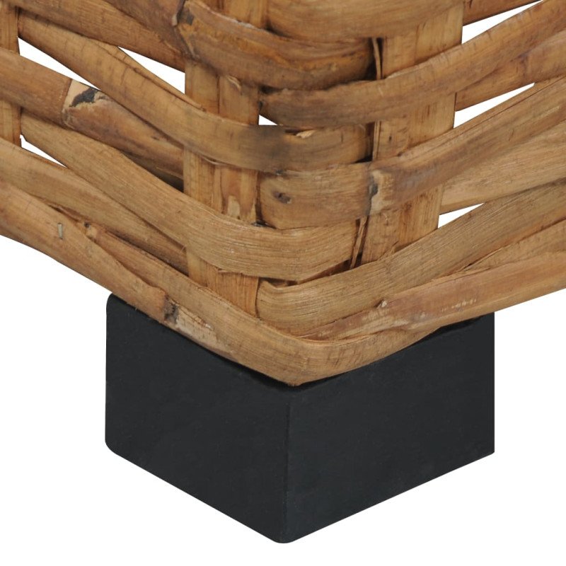 vidaXL Konferenčný stolík 47x47x28 cm prírodný ratan