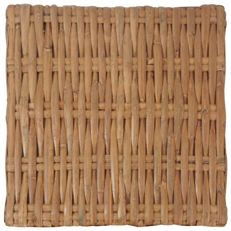 vidaXL Konferenčný stolík 47x47x28 cm prírodný ratan