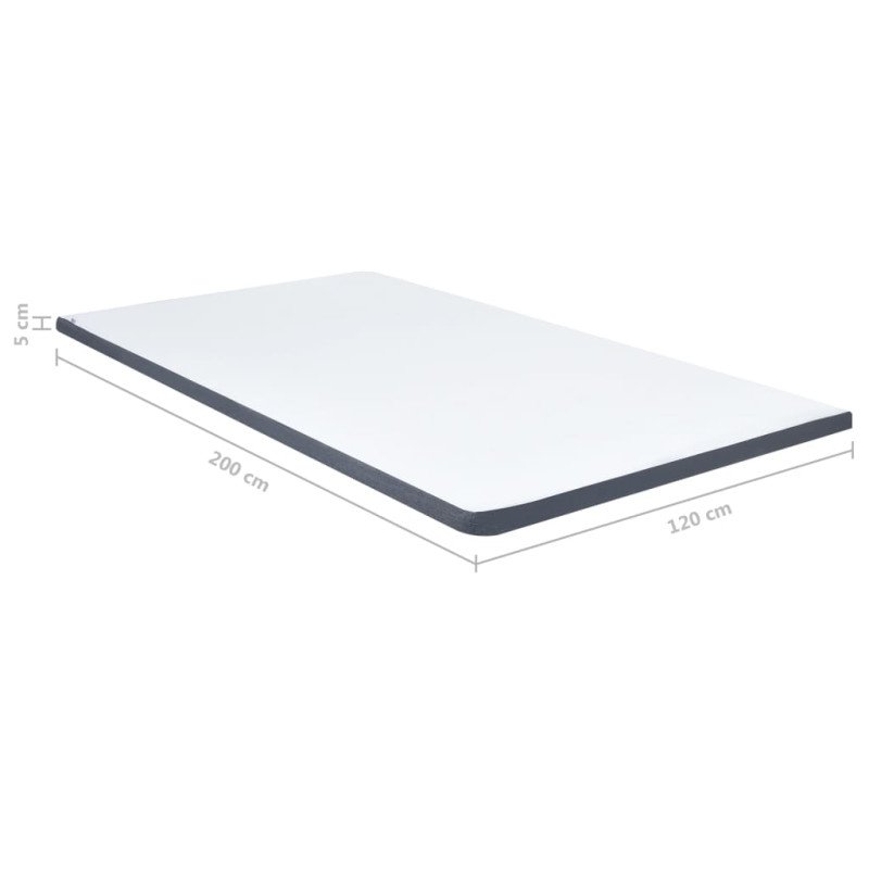 vidaXL Vrchný matrac na posteľ boxspring 200x120x5 cm