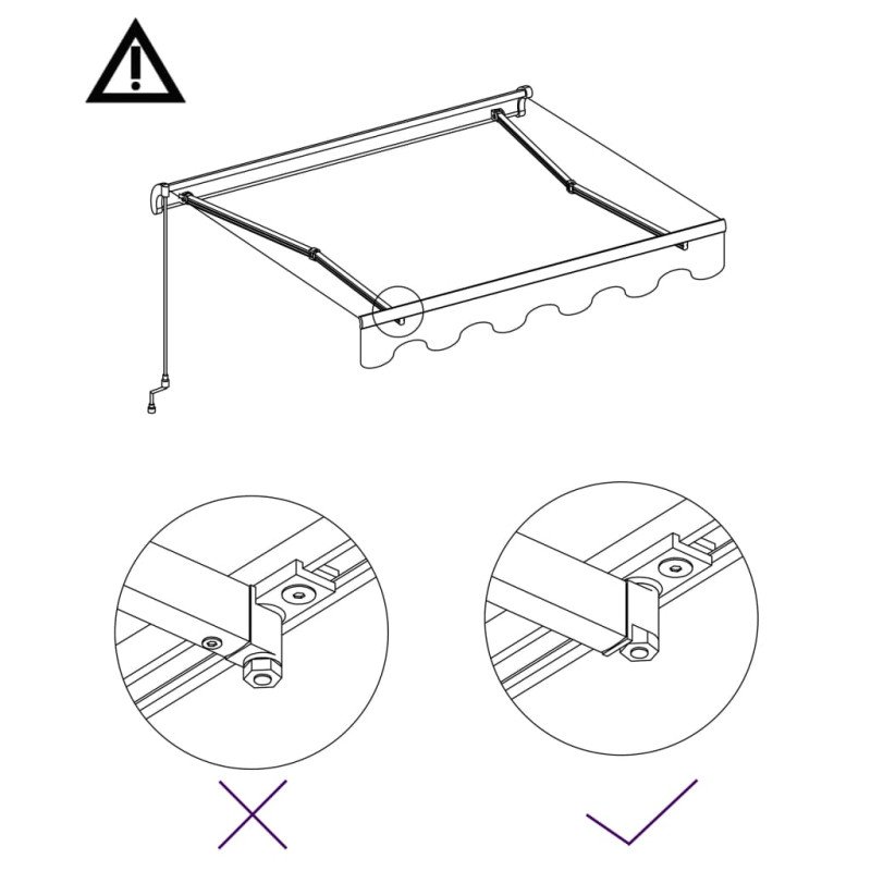 vidaXL Automatická zaťahovacia markíza antracitová 450x300 cm