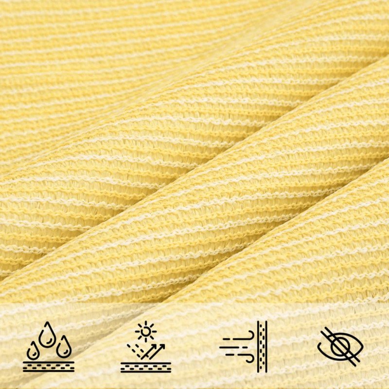 vidaXL Tieniaca plachta 160 g/m², béžová 3x4,5 m, HDPE
