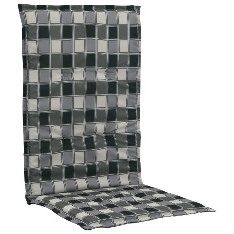 vidaXL Podložky na záhradné stoličky, potlač 2 ks, farebné 120x50x3 cm