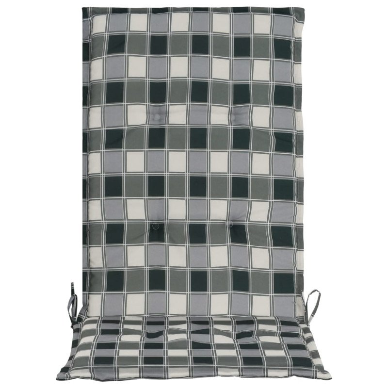vidaXL Podložky na záhradné stoličky, potlač 2 ks, farebné 120x50x3 cm