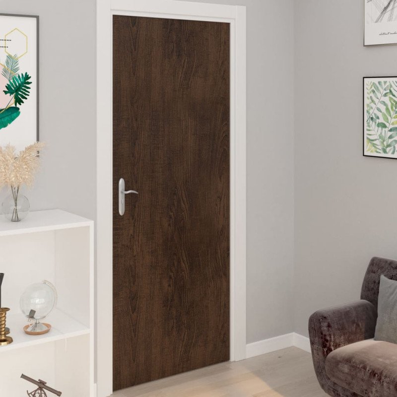 vidaXL Samolepiaca fólia na nábytok tmavý dub 500x90 cm PVC