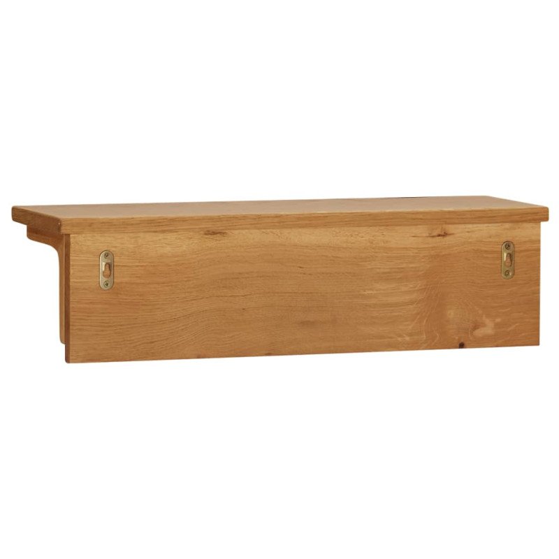 vidaXL Nástenný vešiak 60x16x16 cm dubový masív