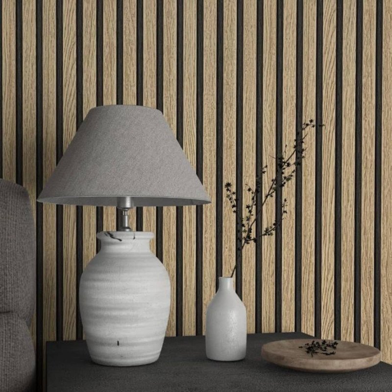 Noordwand Tapeta Botanica Wooden Slats hnedá a dubová